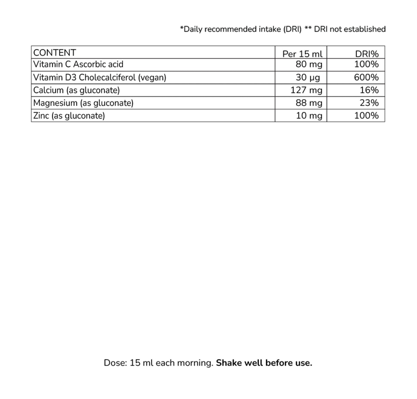 Calcium - Magnesium Advanced Liquid Formula