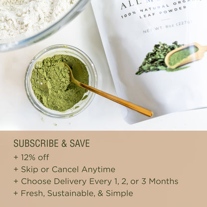 Premium Organic Moringa Oleifera Leaf Powder